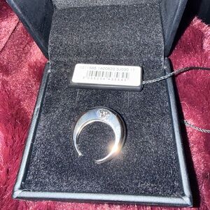 Versace Galaxy Moon ring size 17 NIB
